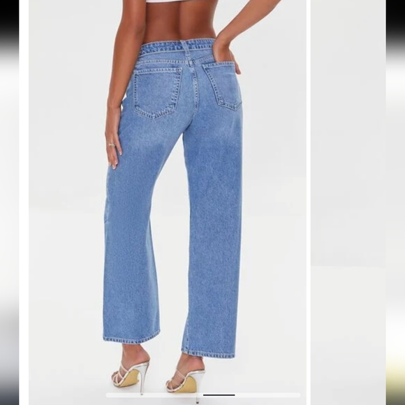 New Mom jeans mid rise Straight-Leg - Picture 12 of 12